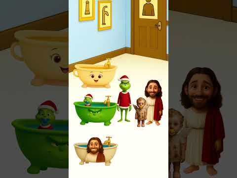 Elegirán Jesús, el Grinch y la bailarina Capuchina las bañeras adecuadas para sus hijos? #jesús