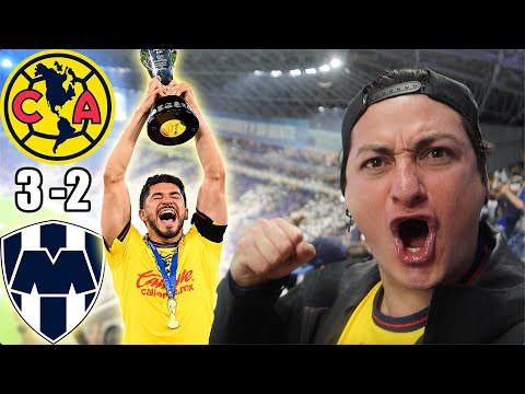 🏆 ¡TRICAMPEONES! 🦅 Desde el Estadio Monterrey (2)1-1(3) Club América Final LigaMx