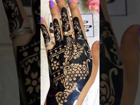 Mehndi Stencils #expectationvsreality #challenge #mehndi #hennadesign #shorts