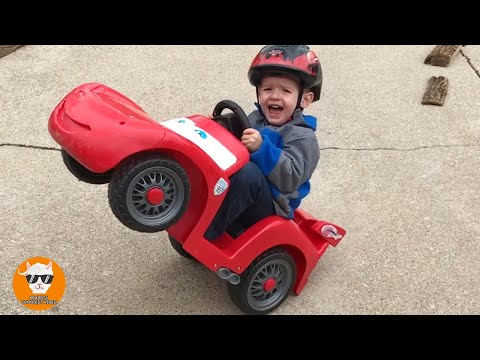 Baby Crazy Driver - Babies Playing With Cars || Just Funniest