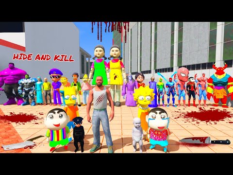 FRANKLIN PLAY HIDE AND KILL IN INDIAN BIKE DRIVING 3D