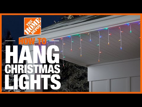 How to Hang Christmas Lights
