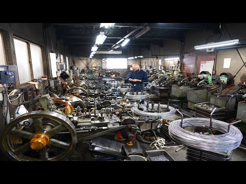 ねじを大量生産するプロセス。1日40万個のねじを生産する日本のねじ工場