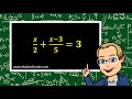 Solving Equations with Fractions
