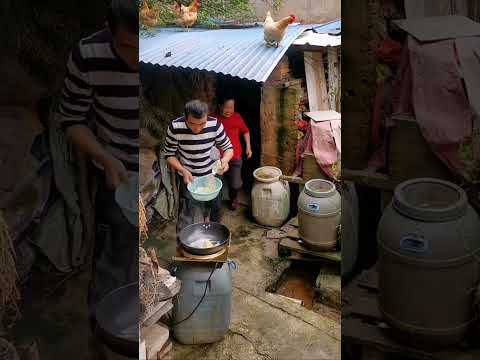 Rural daily life, daily vlog, Sanbei Ge, the freshest eggs