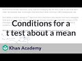Understanding T-Tests and Conditions