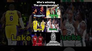 Who’s winning the nba championship?