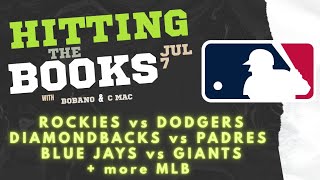 MLB Betting | MLB Picks & Predictions | Hitting The Books - Tuesday, July 7