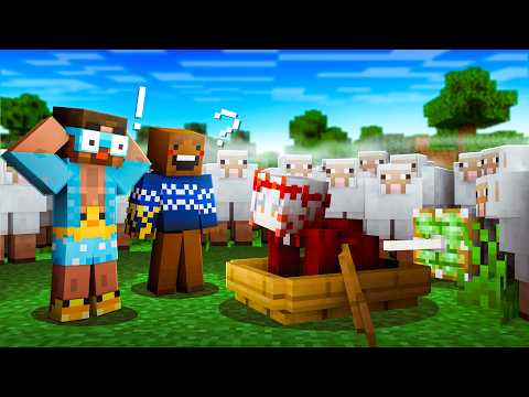 Майнкрафт но я Троллю друзей модом НАОБОРОТ...