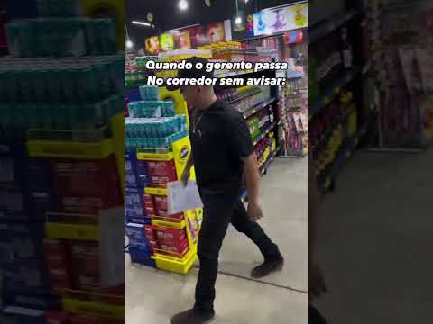 Quando o gerente passa no corredor sem avisar #shorts