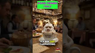 FOOD CRIMES ITALIEN: 7 Dinge, die Italiener nicht verzeihen!