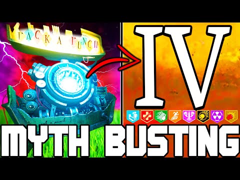 TIER 4 PACK-A-PUNCH UNLOCKED!! // BLACK OPS 6 ZOMBIES // MYTH BUSTING MONDAYS #8