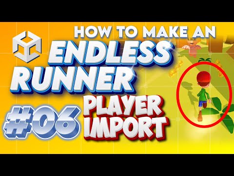 How To Make A Game - Endless Runner  06 - Importing Player Model Unity Tutorial