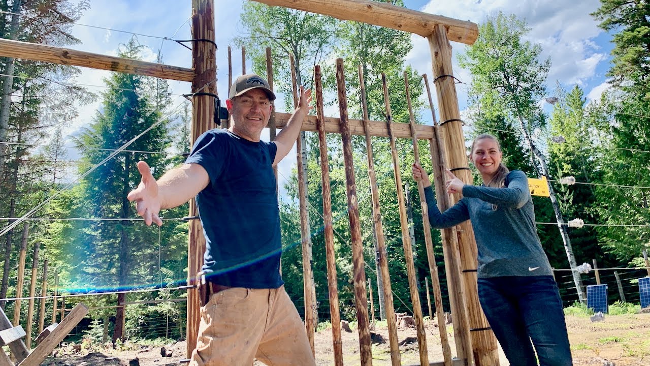 DIY Rustic Log Garden Gate – You Won’t Believe it!