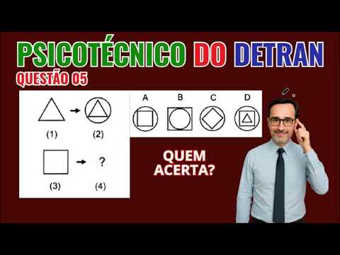 PSICOTÉCNICO DO DETRAN 2025, 10 QUESTÕES COMENTADAS COM DICAS INCRÍVEIS