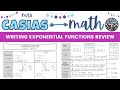 Writing Exponential Functions from Various Sources