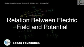 Relation Between Electric Field and Potential