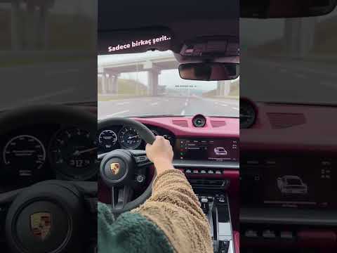 Arıza ışığı yanan #porsche ile Türkiye otobanda 320 km/h topspeed
