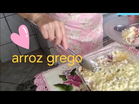 ARROZ GREGO! Receita supimpa!