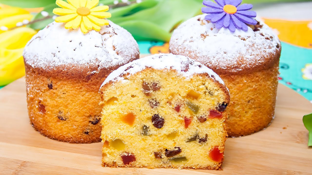 КУЛИЧ-КЕКС БЕЗ ДРОЖЖЕЙ ЗА 1. 5 ЧАСА! Быстрый рецепт пасхальной выпечки!