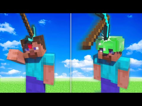 Armored Steve vs Pickaxe & Minecraft Blocks | Teardown
