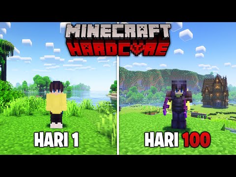 Aku Bertahan Hidup 100 Hari di Minecraft Hardcore 1.21