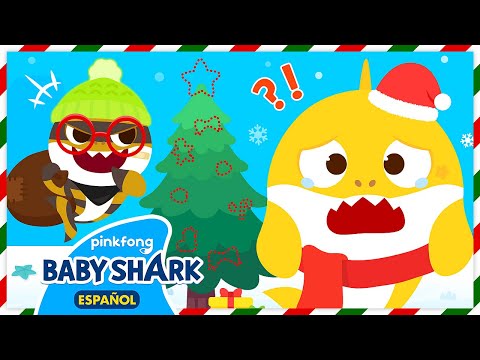 ¡Atrapen al Ladrón de Árboles de Navidad!🦹 | Canción de Navidad | Baby Shark en español