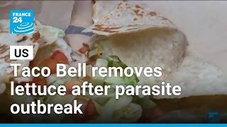YouTube video thumbnail: US: Taco Bell Removes Lettuce After Parasite Outbreak 