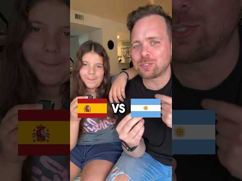 Cosas Argentinas vs España