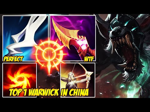 WILD RIFT CHINA TOP 1 WARWICK -  THE BEAST THAT CANNOT BE STOPPED!