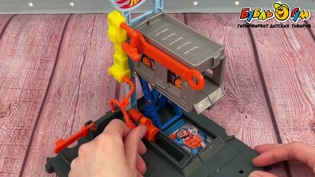 Набор игровой Hot Wheels City Ремонтная станция - видео