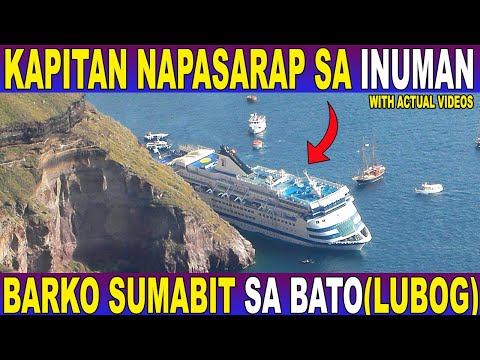 KAPITAN NAPASARAP sa INUMAN, BARKO SUMADSAD SA MALAKING BATO sa ILALIM ng DAGAT