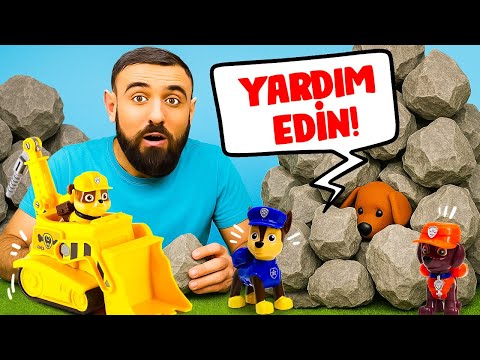 Yavuz ve Paw Patrol: Yavru Köpek Kurtarılacak mı?🚧🐶 Çocuk oyunları.