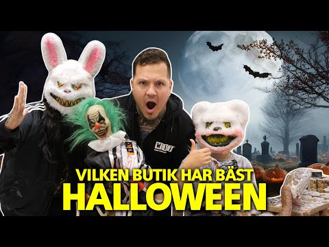 Vilken butik är bäst på Halloween? *Shopping i fyra butiker*