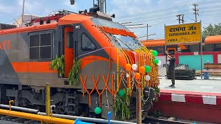 दरभंगा जंक्शन से रवाना हुई उद्घाटन स्पेशल अमृत भारत एक्सप्रेस • Inauguration Special Amrit Bharat