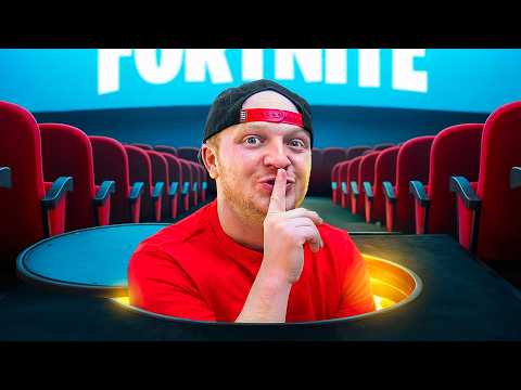 Hide & Seek in a SECRET MOVIE THEATER!