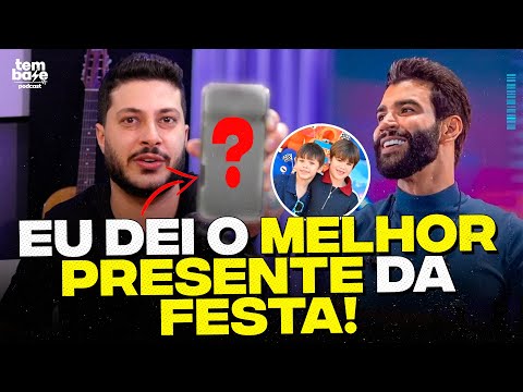 FUI NA CASA DO GUSTTAVO LIMA, NO ANIVERSARIO DOS FILHOS DELE E OLHA O QUE DEI DE PRESENTE!!!