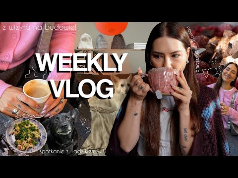 WEEKLY VLOG 🥘 // slavic girl je kaszę / budowa / sprzątanie piwnicy / Tadzik🐕 / nowości makijażowe 💄