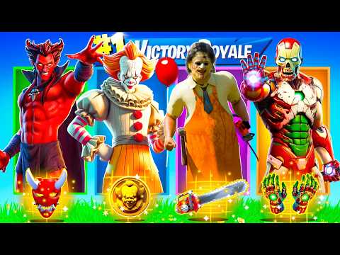 The ULTIMATE HALLOWEEN BOSS Challenge in Fortnite (Mephisto, Zombie Ironman, Pennywise)