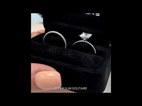 2.2 carat Cushion Diamond Solitaire Engagement Ring