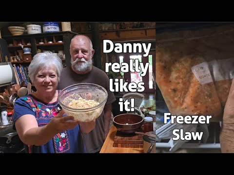Freezer Slaw // Preserving your Cabbage