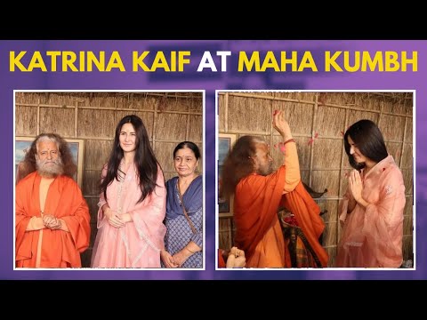 Maha Kumbh: Katrina Kaif meets Swami Chidanand Saraswati, calls herself fortunate to visit Prayagraj