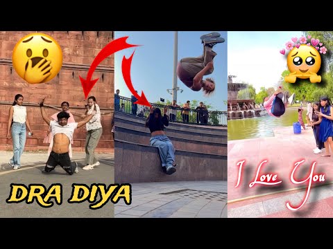 Stunt On Girls Reaction😍||  Public Reaction 😱// #publicreaction #india #reaction #viral #tiktok