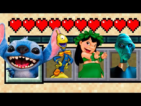 PERSONAGENS DE LILO. E STITCH ADICIONADOS NO MINECRAFT