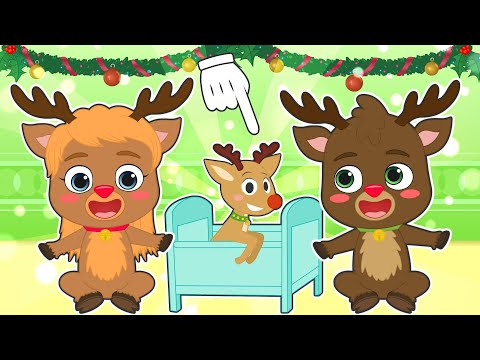 BABIES ALEX AND LILY 🦌🎄 How to take care of Rudolph the Red-Nose Reindeer