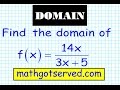 Finding the Domain of Rational Functions