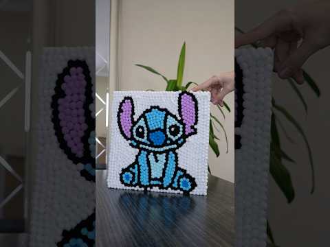 Картина из помпонов #стич #рек #находкиwildberries #рекомендации