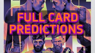 UFC 331 Full Card Predictions | Van vs Pantoja | Tsarukyan vs Ruffy 