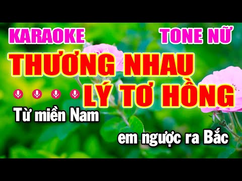 Thương Nhau Lý Tơ Hồng Karaoke Tone Nữ Si Thứ ( Bm ) Nhạc Sống Đám Cưới Miền Tây | Làng Hoa