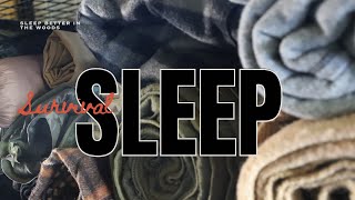 Survival Instructor Breaks Down Sleep Equipment for Cover and Ground Protection